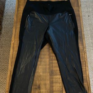 Old Navy Faux Leather Street Leggings